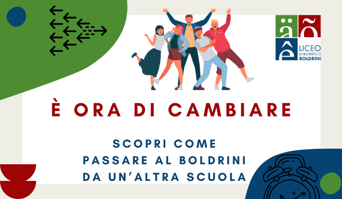 Cambia scuola e vieni al Boldrini